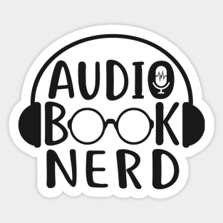 Audiobook NERD v2 Sticker